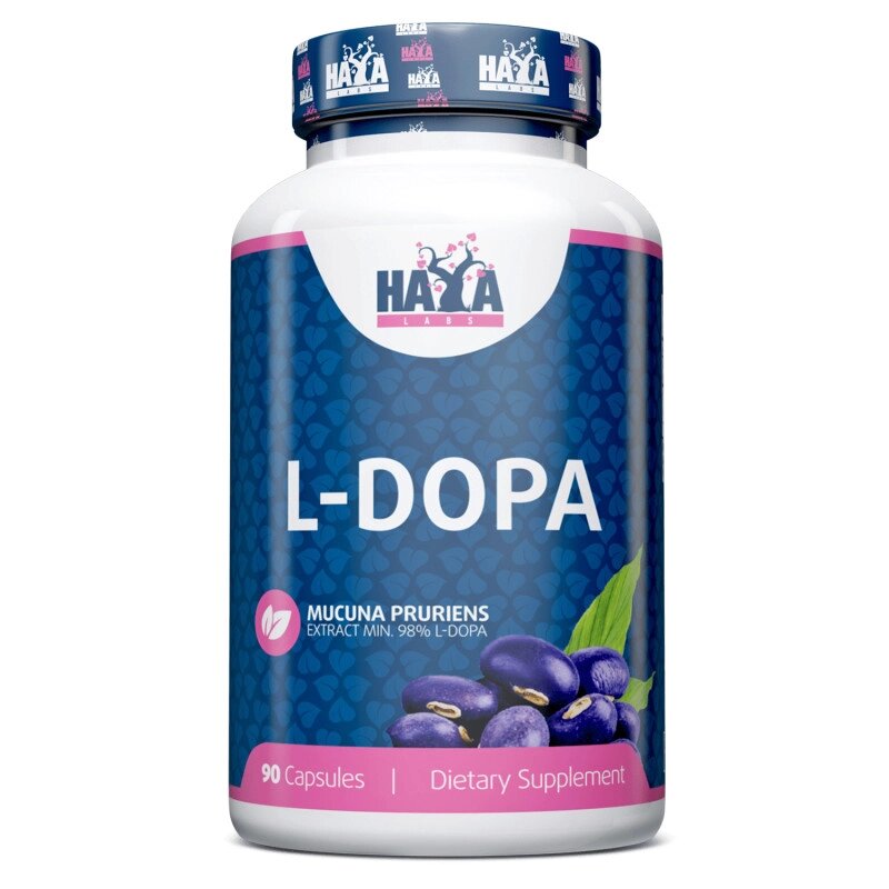 Натуральна добавка Haya Labs L-Dopa, 90 капсул від компанії Shock km ua - фото 1