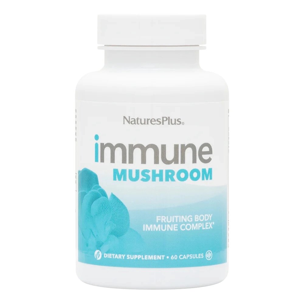 Натуральна добавка Natures Plus Immune Mushroom, 60 капсул від компанії Shock km ua - фото 1