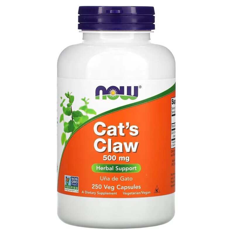 Натуральна добавка NOW Cat's Claw 500 mg, 250 капсул від компанії Shock km ua - фото 1