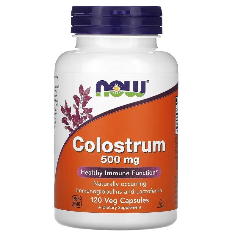 Натуральна добавка NOW Colostrum 500 mg, 120 капсул від компанії Shock km ua - фото 1