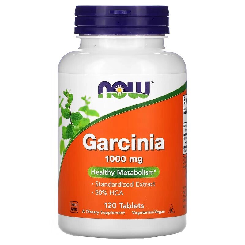 Натуральна добавка NOW Garcinia 1000 mg, 120 таблеток від компанії Shock km ua - фото 1