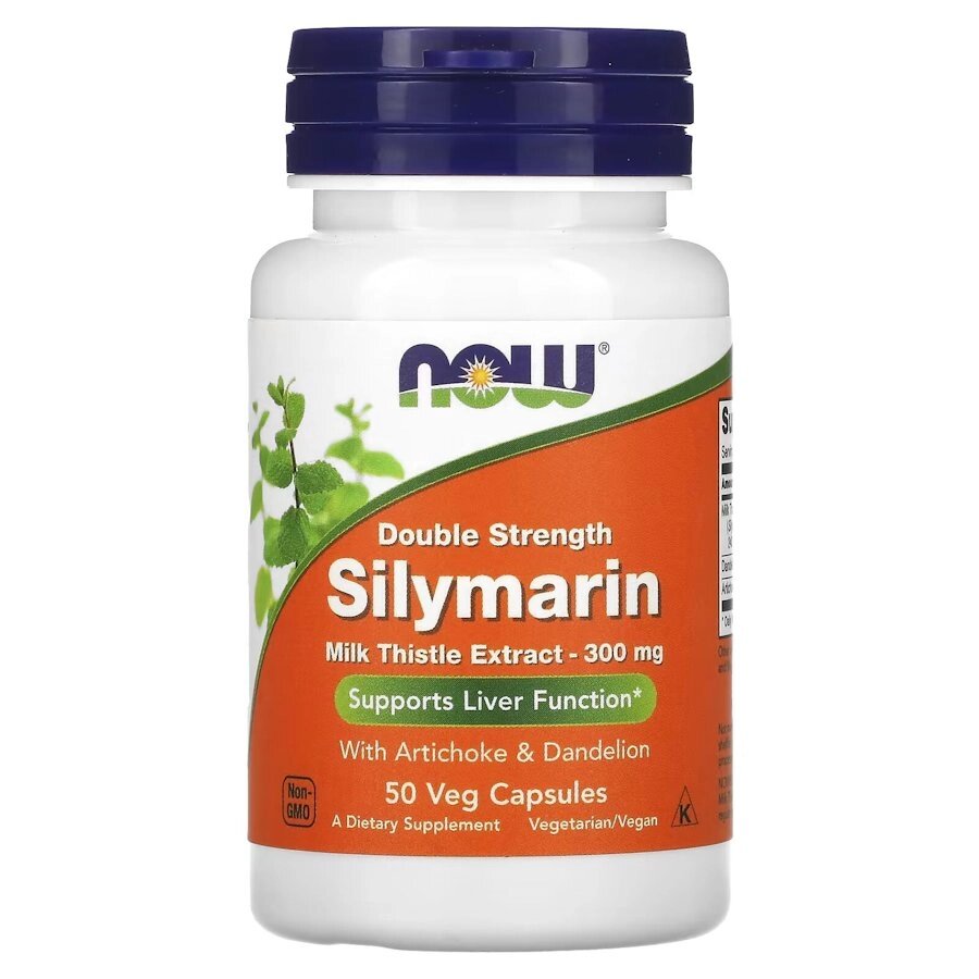 Натуральна добавка NOW Silymarin Milk Thistle 300 mg, 50 вегакапсул від компанії Shock km ua - фото 1