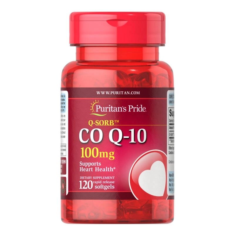 Натуральна добавка Puritan's Pride CO Q10 100 mg, 240 капсул від компанії Shock km ua - фото 1