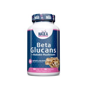 Натуральна добавка Haya Labs Beta Glucans 100 mg, 90 капсул