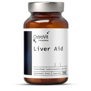 Натуральна добавка OstroVit Pharma Liver Aid, 90 капсул