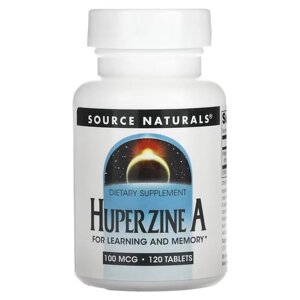 Натуральна добавка Source Naturals Huperzine А 100 mcg, 120 таблеток