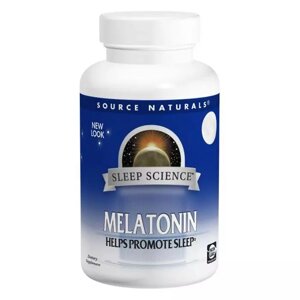 Натуральна добавка Source Naturals Melatonin 3mg Sleep Science, 120 вегакапсул