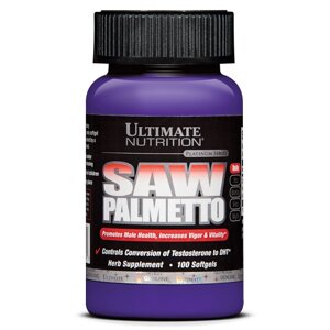 Натуральна добавка Ultimate Saw Palmetto, 100 капсул