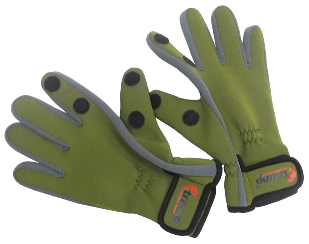 Неопренові рукавички Tramp Effort M TRGB-002-M оливкові від компанії Shock km ua - фото 1