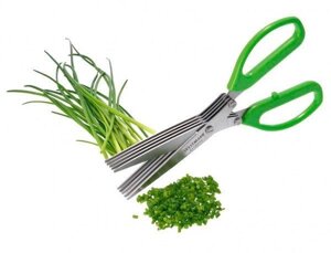 Ножиці для різання зелені та овочів Frico FRU-007-Blue жовті
