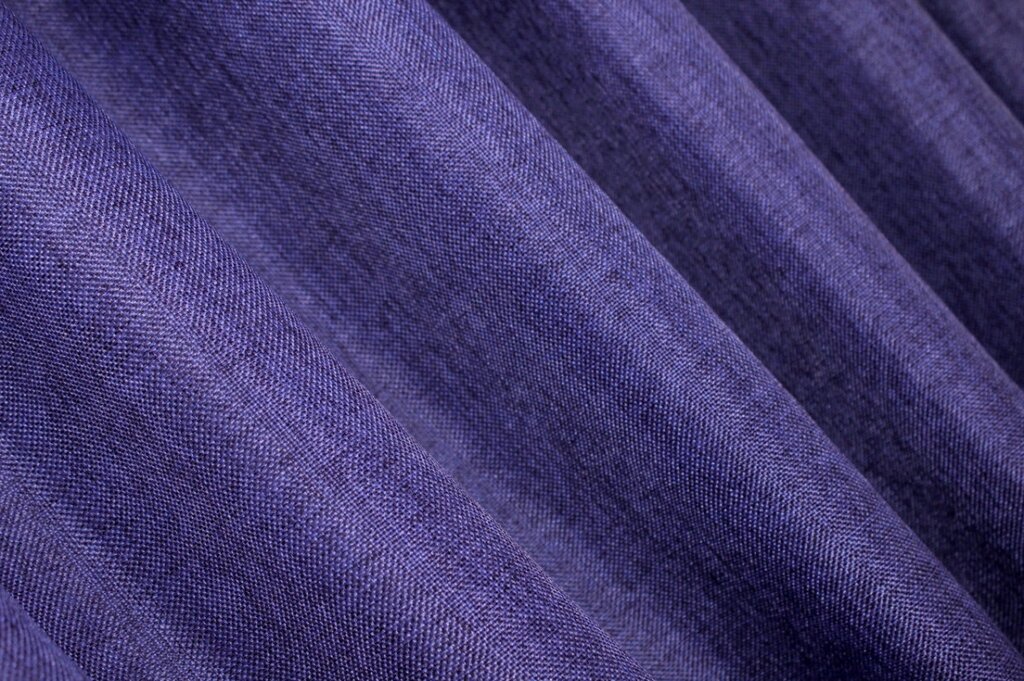 Однотонна тканина "Льон мішковина". Висота 2,8 м. Колір фіолетовий. Код 1066ш від компанії Shock km ua - фото 1