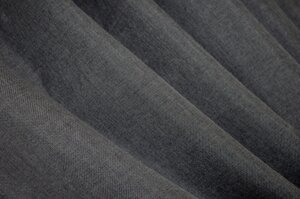 Однотонна тканина "Льон мішковина"Висота 2,8 м. Колір сірий. Код 1282ш