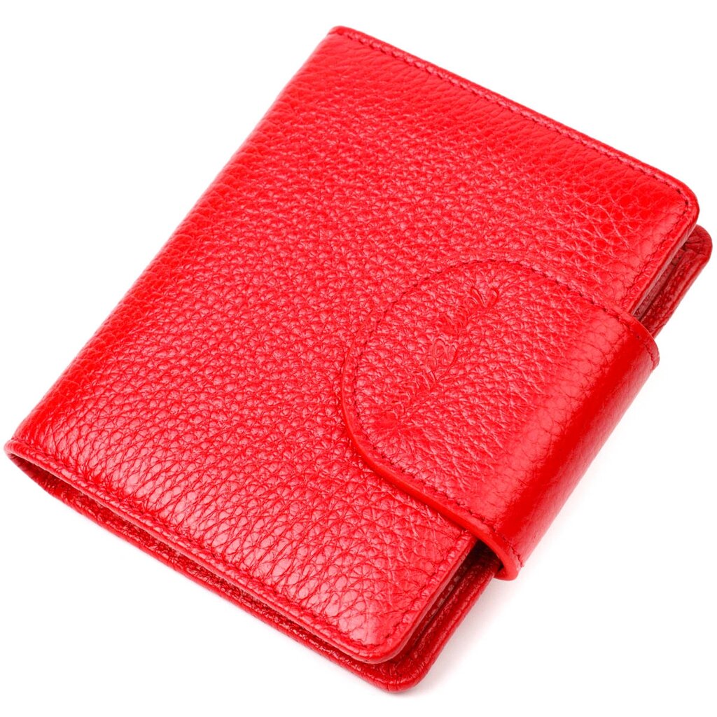 Оригінальний жіночий гаманець з натуральної шкіри Tony Bellucci 22017 Червоний від компанії Shock km ua - фото 1