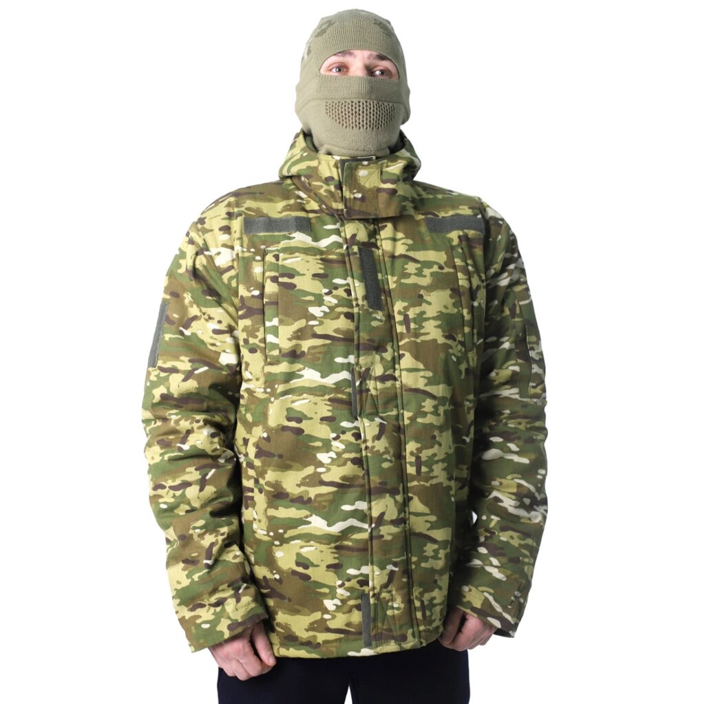 Парка чоловіча тактична для військових та армії Combat SoftShell, Куртка військова Зелена розмір 3XL від компанії Shock km ua - фото 1