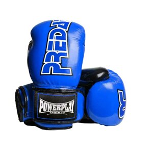 Рукавиці боксерські PowerPlay PP 3017, Blue Carbon 16 унцій