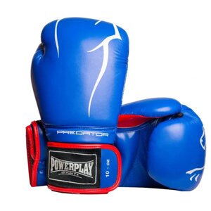 Рукавиці боксерські PowerPlay PP 3018, Blue 16 унцій