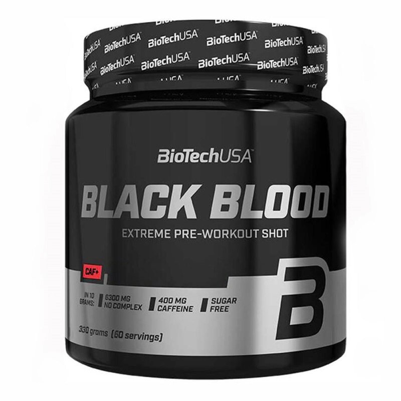 Передтренувальний комплекс BioTech Black Blood CAF +, 300 грам Виноград від компанії Shock km ua - фото 1