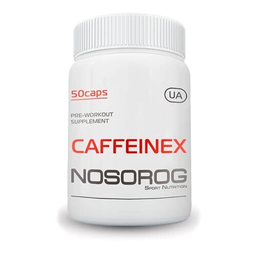 Передтренувальний комплекс Nosorog Caffeinex, 50 капсул від компанії Shock km ua - фото 1