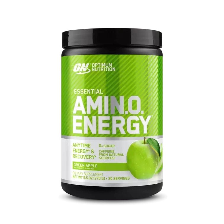 Передтренувальний комплекс Optimum Essential Amino Energy, 270 грам Чорничний лимонад від компанії Shock km ua - фото 1