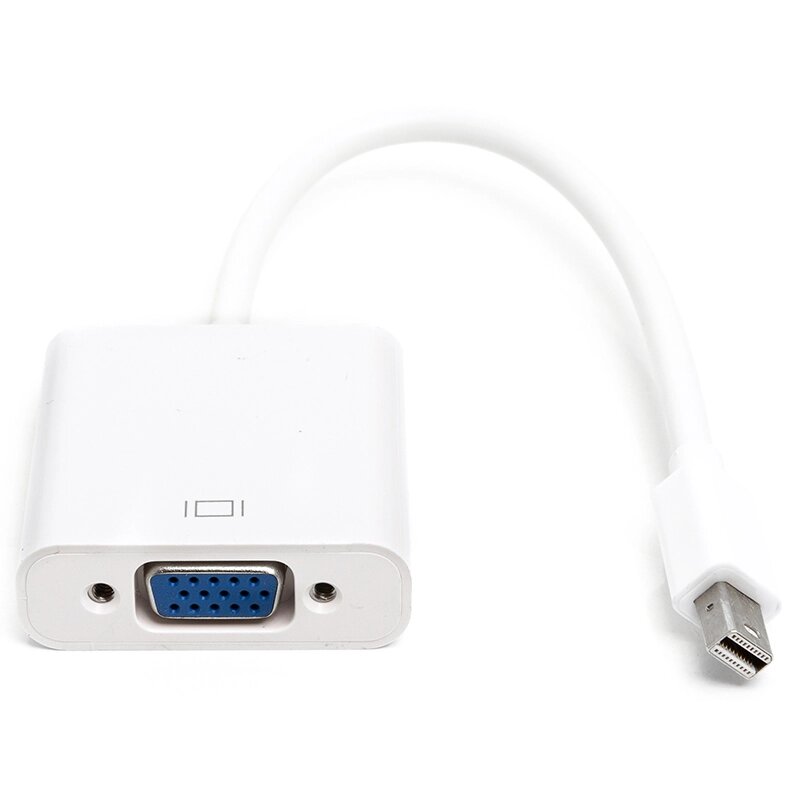 Перехідник PowerPlant mini DisplayPort (Thunderbolt) (M) - VGA (F), 0.15 м від компанії Shock km ua - фото 1