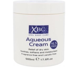 Тонізуючий крем для зволоження та очищення тіла XBC Aqueous Cream 5060120167002 500 мл