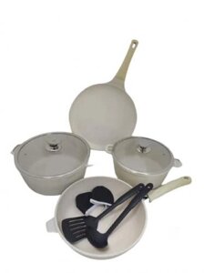 Набір кухонного посуду Wellberg WB-3316 10 предметів