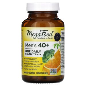 Вітаміни та мінерали MegaFood Men's 40+ One Daily, 60 таблеток