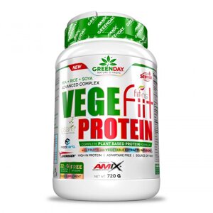 Протеїн Amix Nutrition GreenDay Vege-Fiit Protein, 720 грам Арахіс-шоколад-карамель