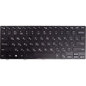 Клавіатура для ноутбука DELL Inspiron 14 3000, 3441, чорний, чорний фрейм