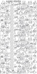 Шпалери-розмальовки Ростомір Angry Birds 60*120 C-120008