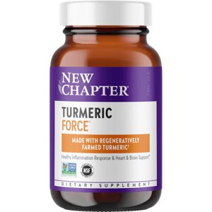 Натуральна добавка New Chapter Turmeric Force, 60 вегакапсул