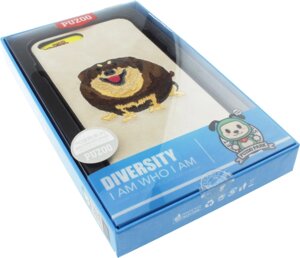 Чехол-накладка PUZOO TPU+TPU with stitchwork craft Ballon Dog iPhone 7 Plus/8 Plus White