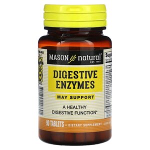 Пробіотики і пребіотики Mason Natural Digestive Enzymes, 90 таблеток