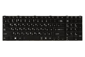 Клавіатура для ноутбука TOSHIBA Satellite C850, C870 чорний, чорний фрейм