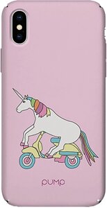 Чехол-накладка PUMP Tender Touch Case for iPhone X/XS Unicorn Biker