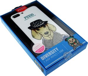 Чехол-накладка PUZOO Artdog Phone iPhone 7 Plus/8 Plus White Ravan