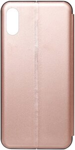 Чехол-книжка TOTO Book Rounded Leather Case Apple iPhone XS Max Rose Gold