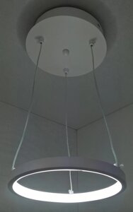 Світлодіодна стельова LED люстра 9079/1-(200)-bk Чорний 13-100х20х20 см.