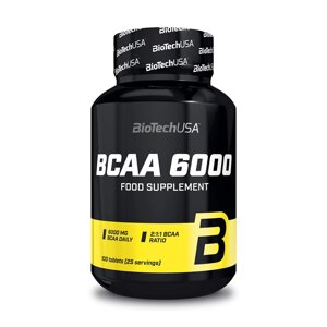 Амінокислота BCAA BioTech BCAA 6000, 100 таблеток