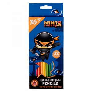 Набір кольорових олівців Yes Ninja 290703 12 кольорів