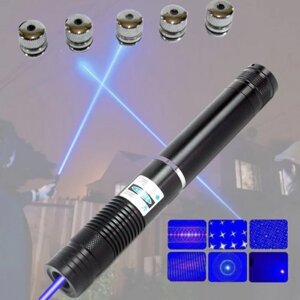 Найпотужніша Лазерна указка Laser BLUE YXB 008 10000 mW Синій промінь