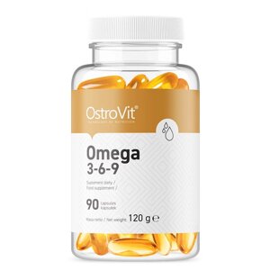 Жирні кислоти OstroVit Omega 3-6-9, 90 капсул