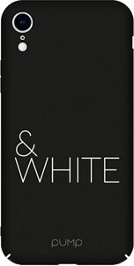 Чехол-накладка PUMP Tender Touch Case for iPhone XR Black&White