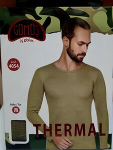 Комплект термобілизни чоловічий gumus termal хакі XL