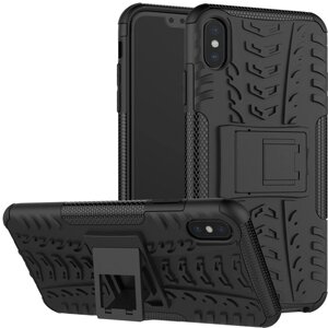 Чехол-накладка TOTO Dazzle Kickstand 2 in 1 Case Apple iPhone X/XS Black