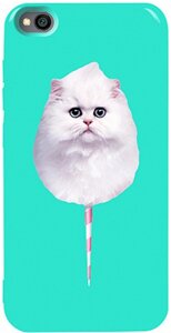 Чехол-накладка TOTO Pure TPU 2mm Print Case Xiaomi Redmi Go #9 Cat Candy Mint