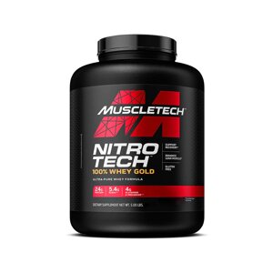 Протеїн Muscletech Nitro Tech 100% Whey Gold, 2.27 кг Френч ваніль