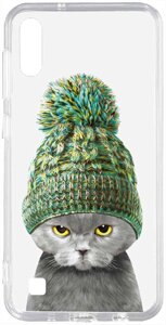 Чехол-накладка TOTO Acrylic+TPU Print Case Samsung Galaxy A10 #7 Cat In Hat Transparent