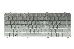 Клавiатура для ноутбука HP Pavilion DV5, DV5T, DV5-1000 сріблястий, сріблястий фрейм
