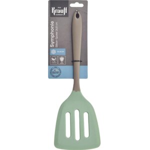 Лопатка кухонна з прорізами Krauff 29-305-129 26.8 см зелена